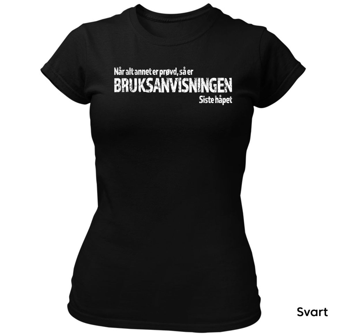 Bruksanvisningen T-skjorte DAME