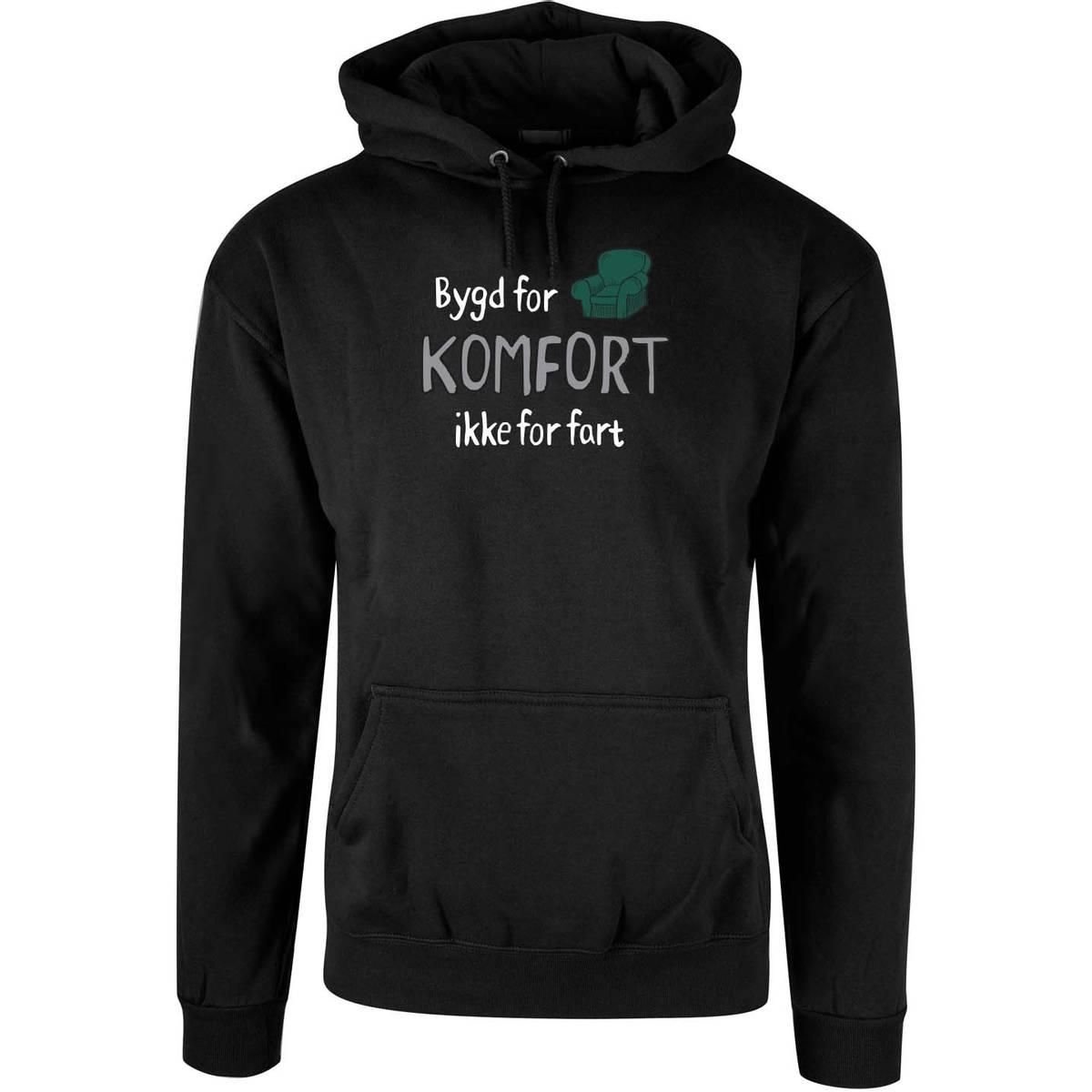 TILBUD Bygd for komfort Hettegenser SORT MEDIUM