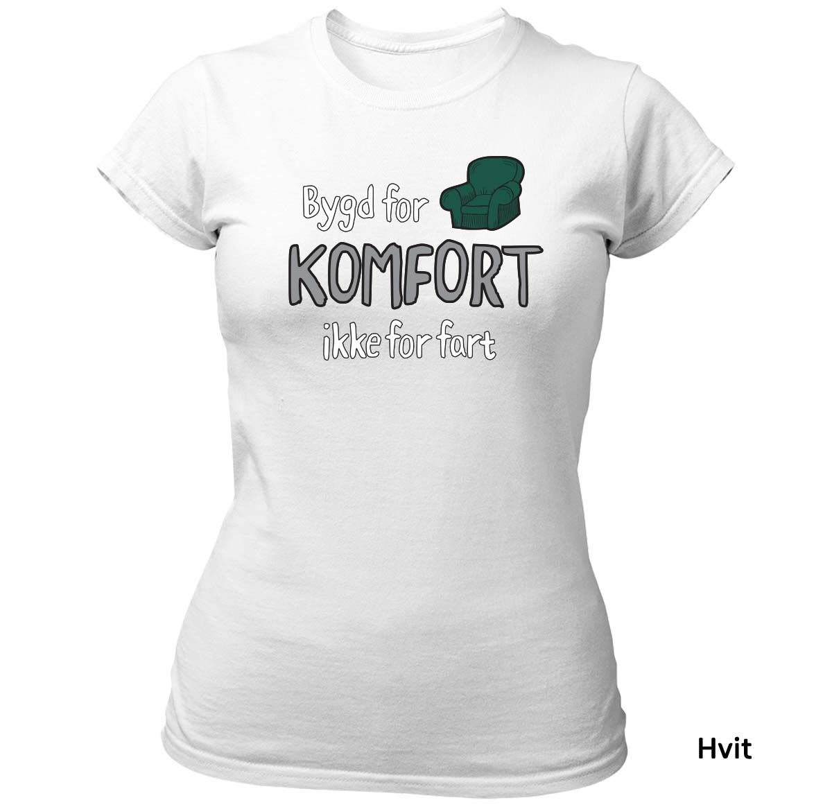 Bygd for komfort  T-skjorte DAME