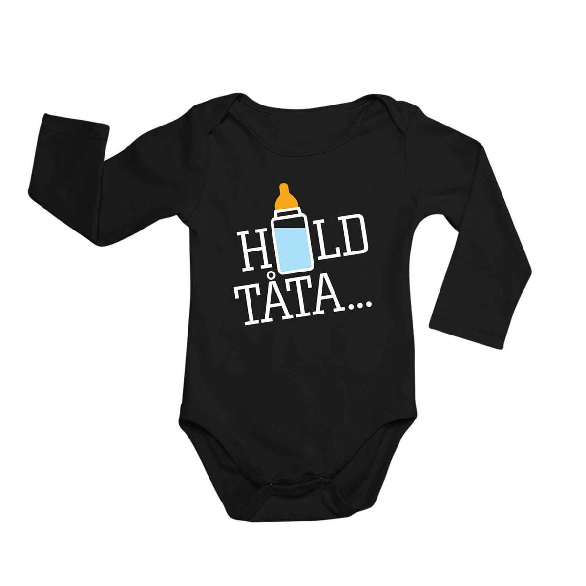 Hold Tåta Baby Body langermet Sort