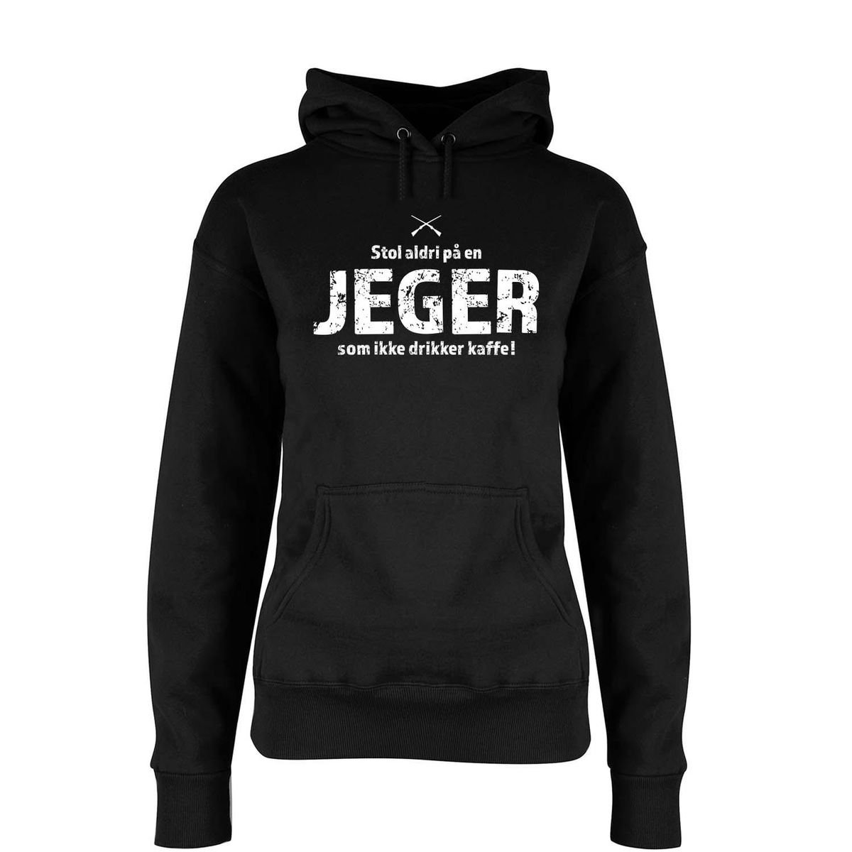 Jeger Kaffe Hettegenser DAME