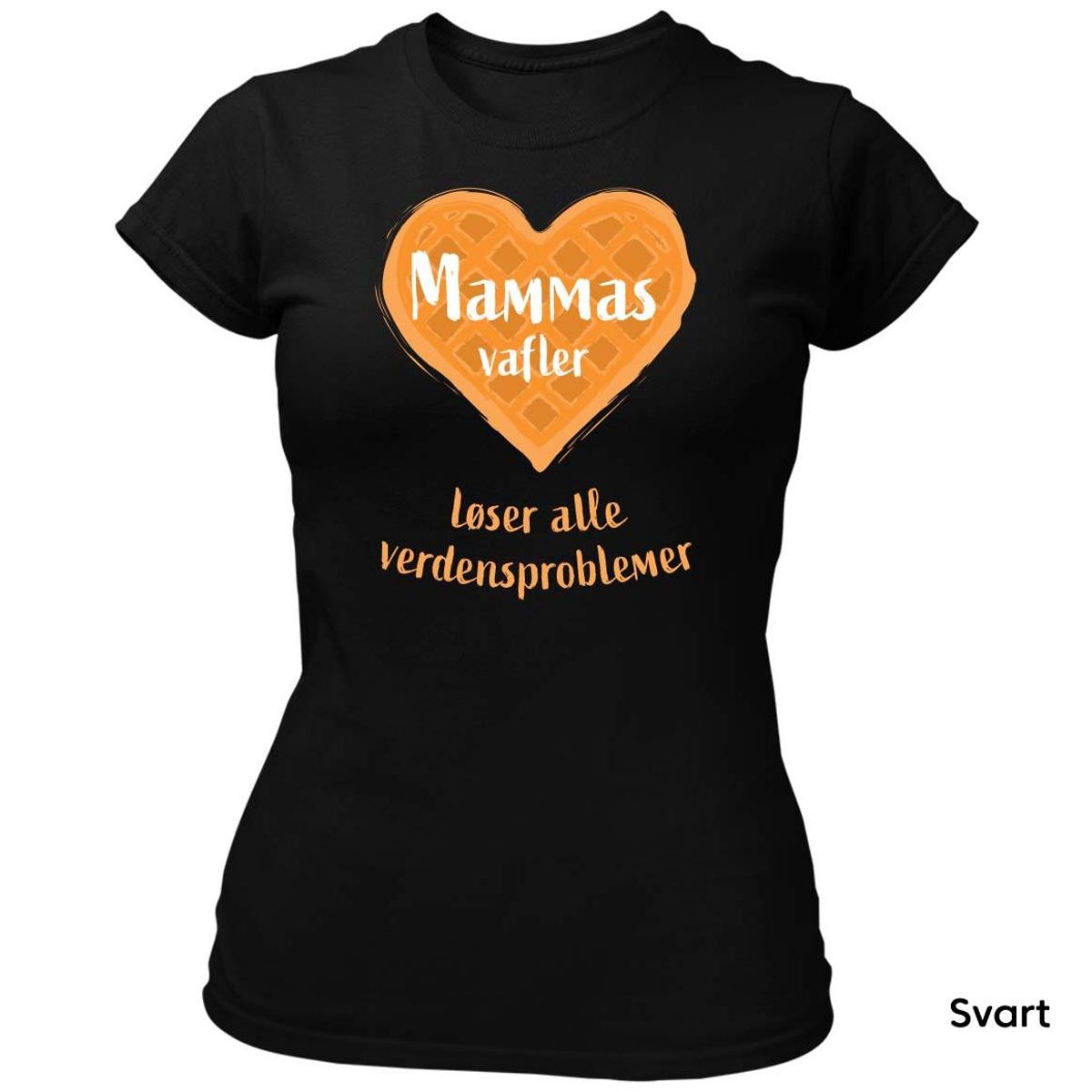Mammas Vafler T-skjorte Dame