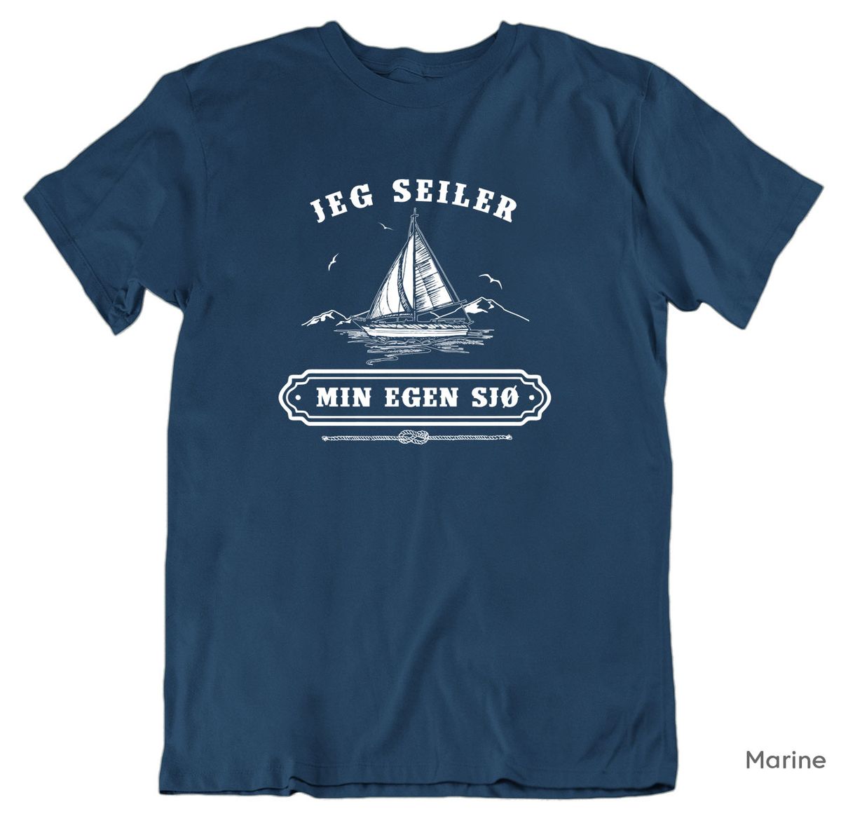 Seiler min egen sjø T-skjorte