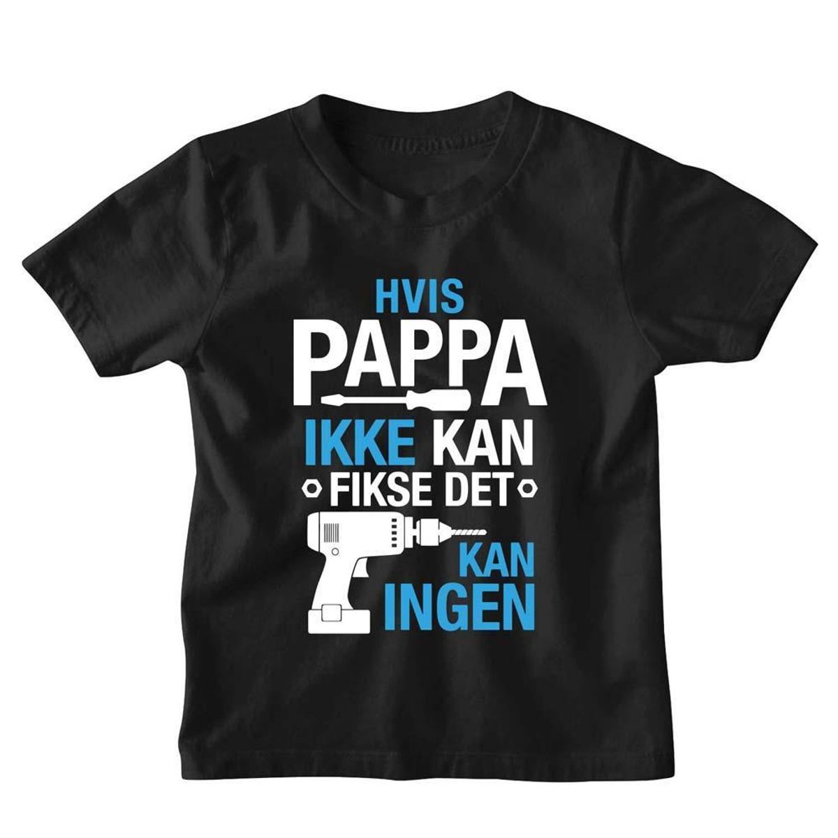 Pakkepris - Pappa Fikse T-skjorter voksen + 4 barn