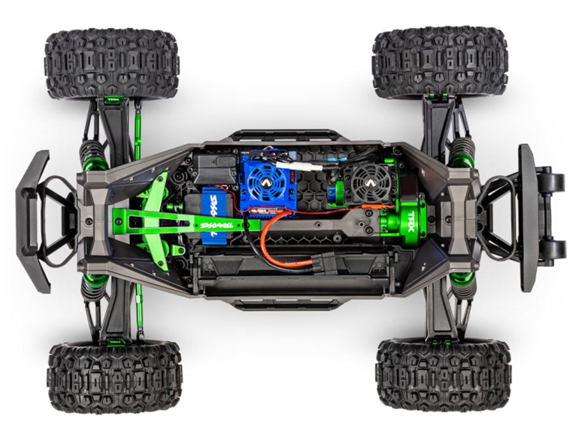 X-Maxx ULTIMATE 4WD Brushless TQi TSM Green-X Limited Edition GRØNN