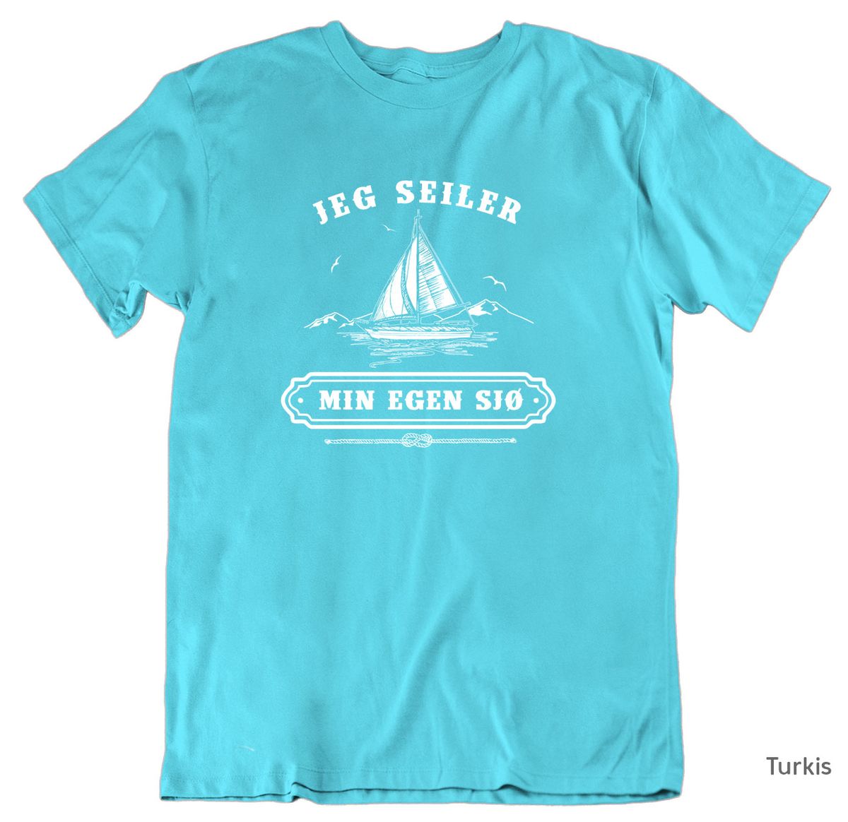 Seiler min egen sjø T-skjorte