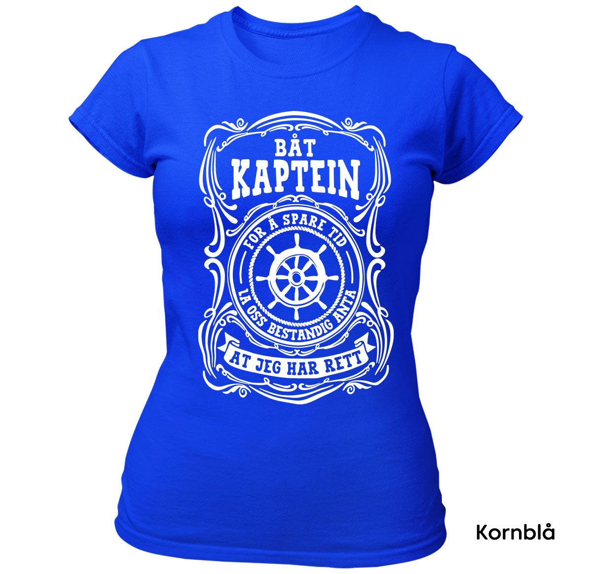 Båt Kaptein T-skjorte Dame