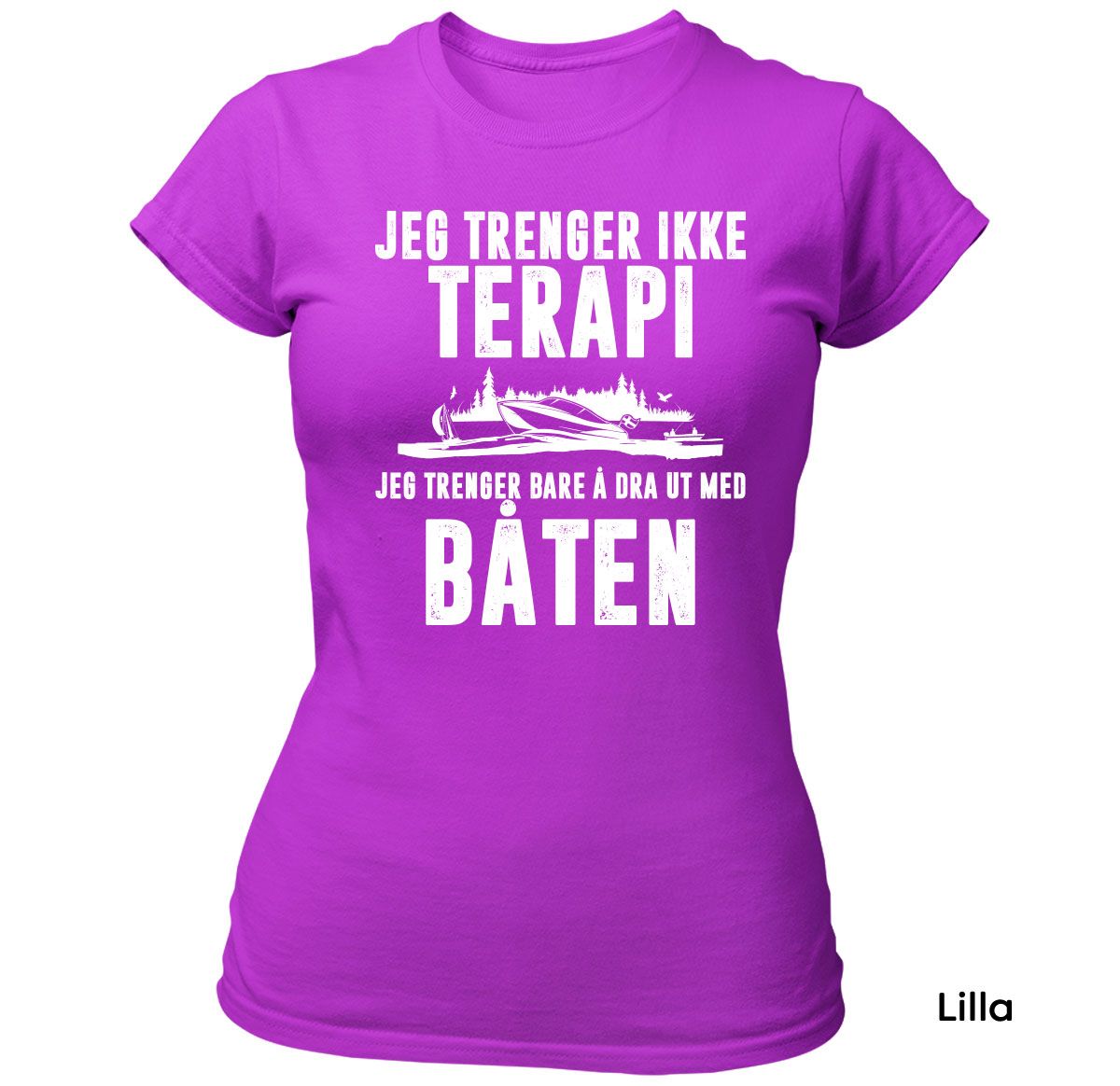 Terapi Båten T-skjorte Dame