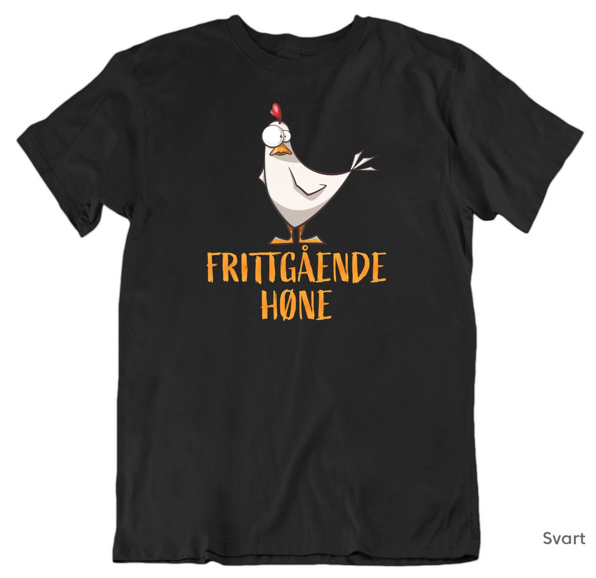 Frittgående Høne T-skjorte UNISEX