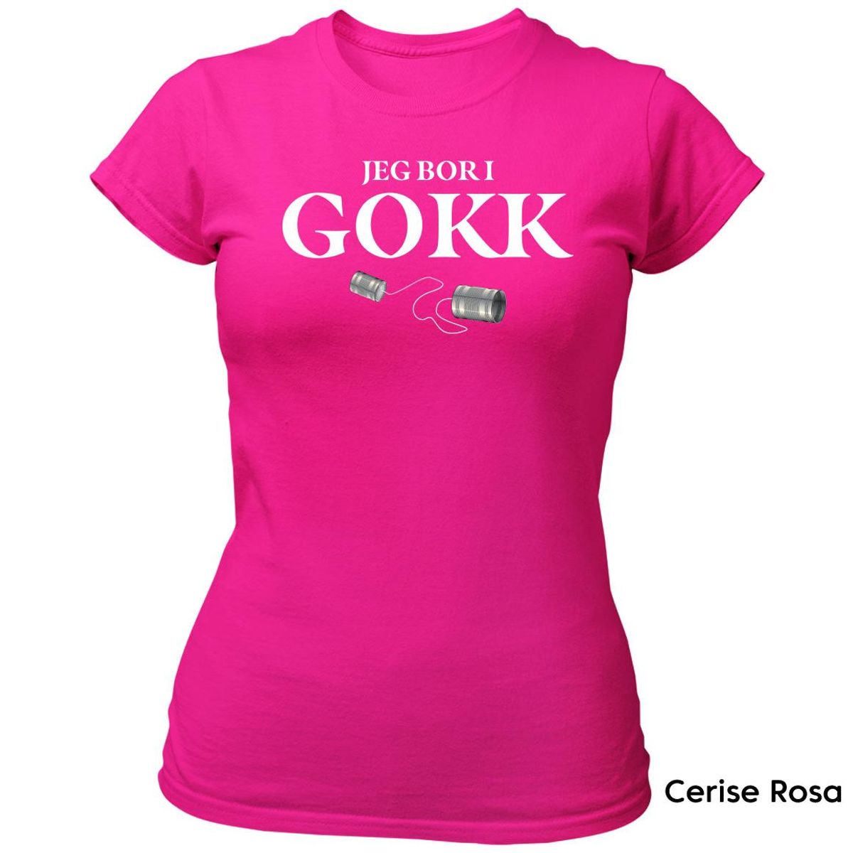 Bor i Gokk T-skjorte DAME