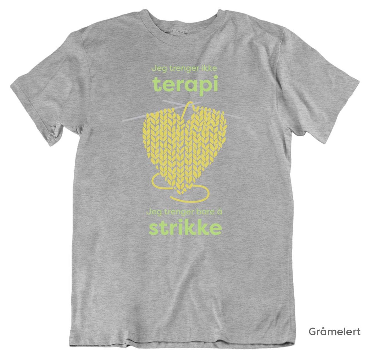 Terapi strikke T-skjorte UNISEX