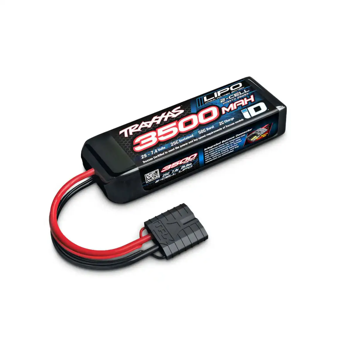 Li-Po Battery 2S 7.4v 3000mAh 20C iD-connector